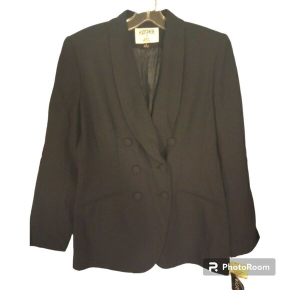 Kasper Jackets & Blazers - NWT Kasper double breasted black blazer